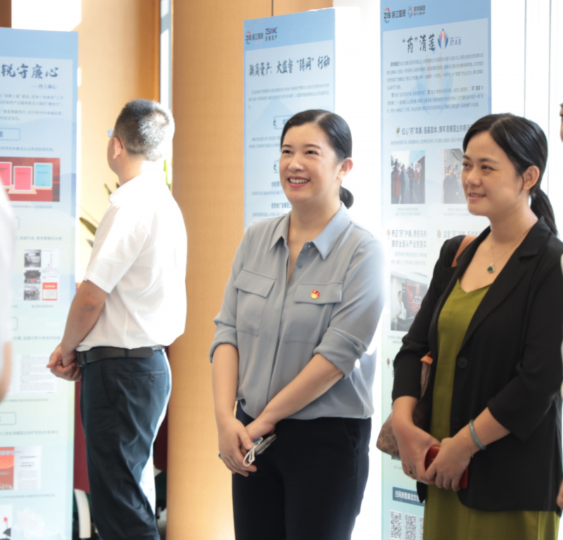 “廉心向未来 助力共富路” 浙江明升mansion88党委承办省国贸集团廉洁文化宣传周 金朝萍2.jpg